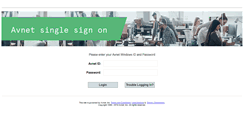Desktop Screenshot of id.avnet.com